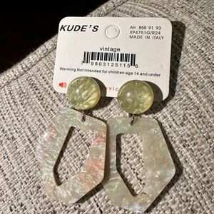 Kude's Vintage Iridescent Earrings